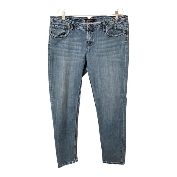 Vigoss Denim - Vigoss Medium Blue Wash Skinny Jeans Women's Size 20